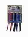 ELASTIC COLLARS, BELL - 10/CARD ASSORTED PLAIN COLORS