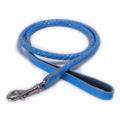 40'' BRAIDED LEATHER LEAD, MEDIUM