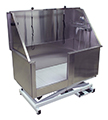 BAIN INOX. AJUSTABLE + DOUCHE - QUALITE PROFESSIONNELLE