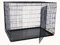 CAGE PLIANTE DEUX PORTES , en ACIER EXTRA-ROBUSTE,54