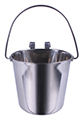 STAINLESS FLAT-SIDED HANGING PAIL
