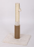 GRIFFOIR EN SISAL AVEC GRATTOIR, BASE PELUCHE