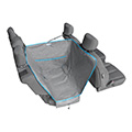 KURGO - K01783 HALF HAMMOCK BACK SEAT BLUE/GREY	