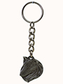 PEWTER KEYCHAIN - COLLIE