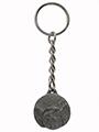 PEWTER KEYCHAIN - BICHON FRISE