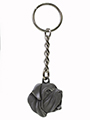 PEWTER KEYCHAIN - BULL MASTIFF